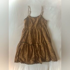 Urban Outfitters mini cheetah print dress